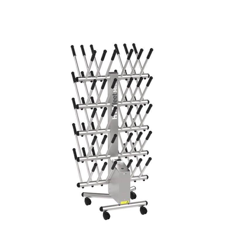 Secador de botas HYGIfeet-30 pares - dupla face - a�o inoxid�vel 304L