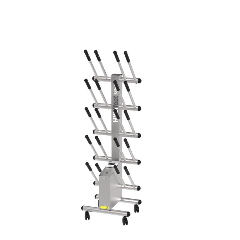 Secador de botas HYGIfeet, 10 unidades, em a�o inoxid�vel 304L