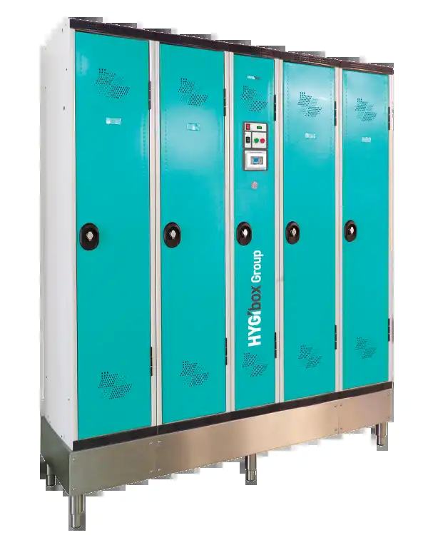 Cacifos de secagem HYGIbox GROUP - 4 cacifos - Compr 300 mm