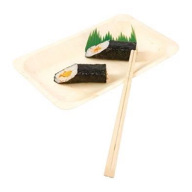 Pauzinhos chineses em bambu 21 Cm a granel Bolsa 100 Unidades