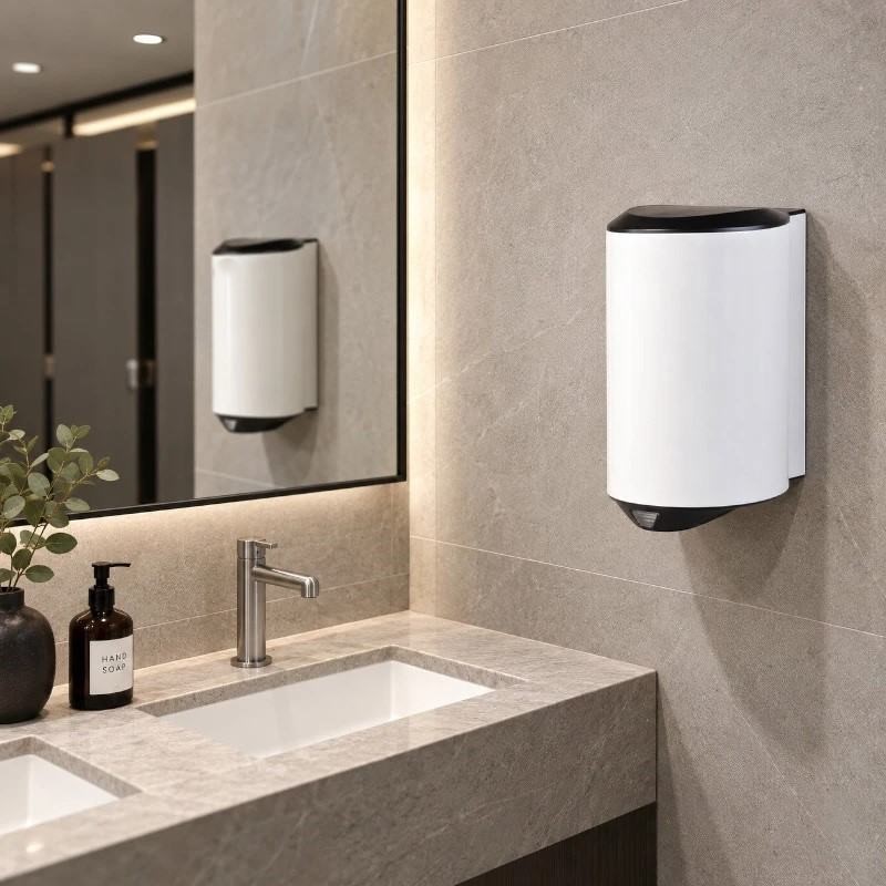 Secador de m�os branco com sensor autom�tico Quickflow