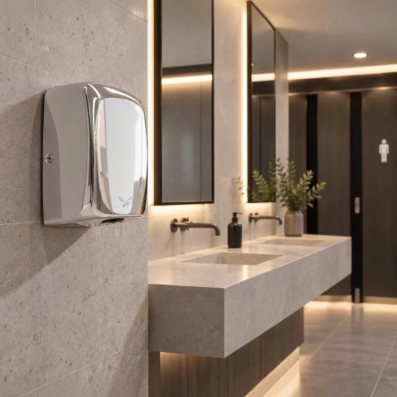 Secador de m�os brilhante com sensor autom�tico Hitflow