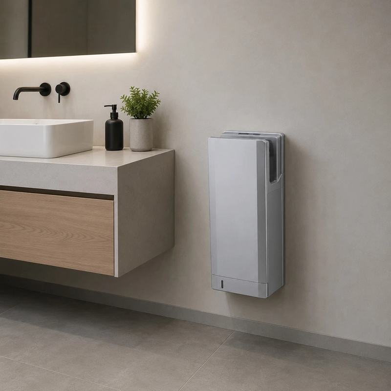 Secador de m�os Fastflow Universal prateado com escovas