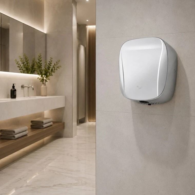 Secador de m�os brilhante com sensor autom�tico Topflow
