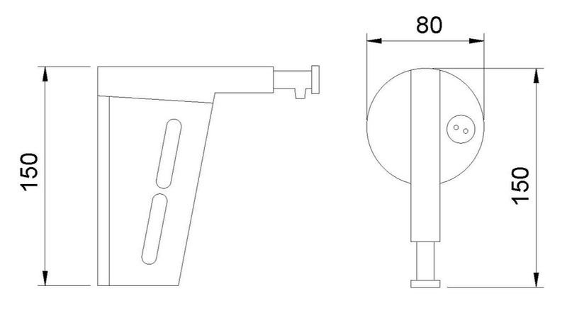 Doseador manual de sab�o l�quido c�nico vertical de a�o inoxid�vel   345 ml. Acabamento brilhante