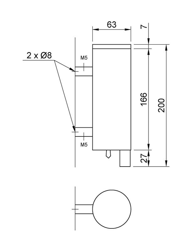 Doseador manual de sab�o l�quido vertical de 300 ml d a�o inoxid�vel Acabamento cetim