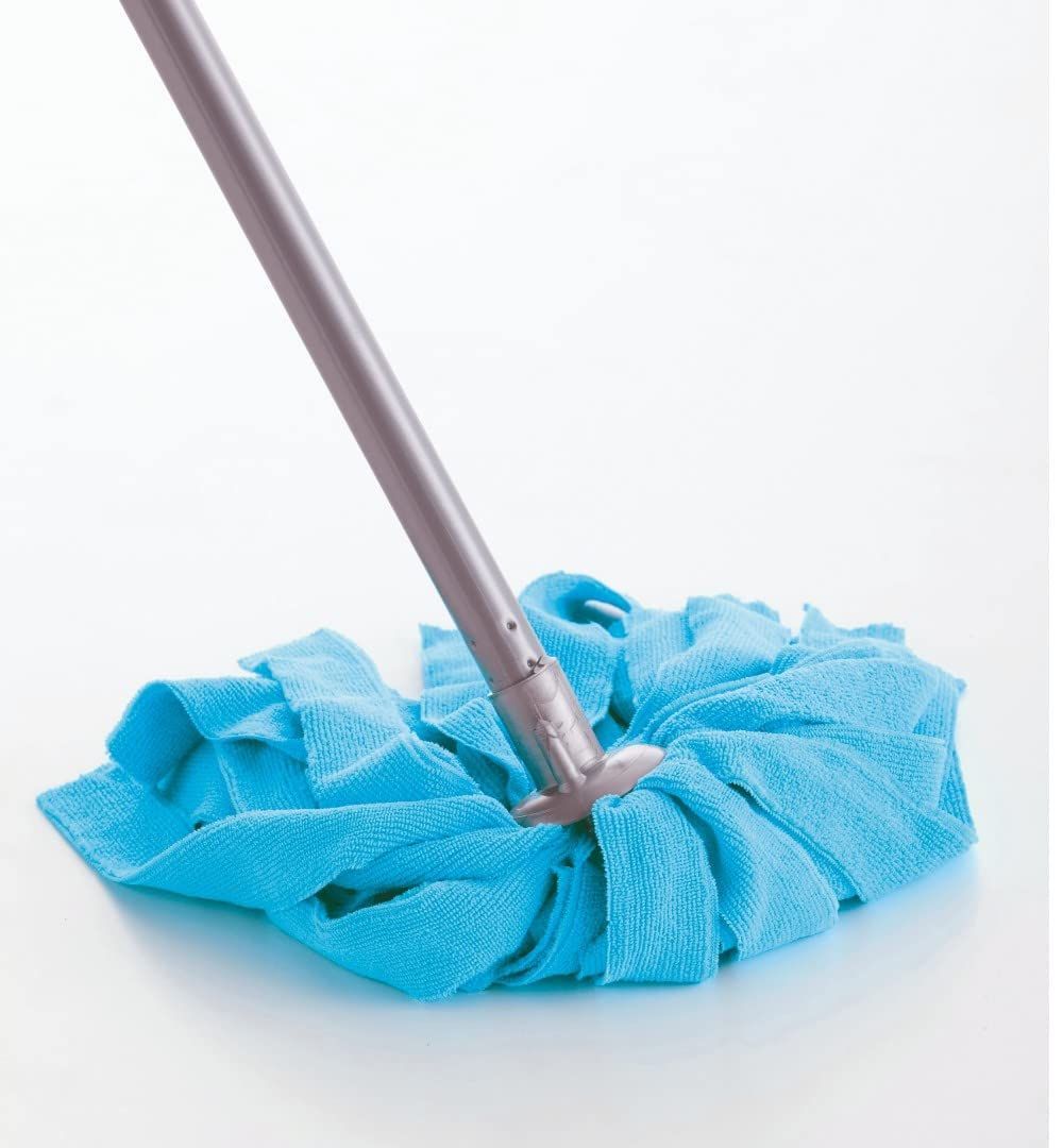 Esfregona Microfibra Azul Claro Tiiras 155 Gr 