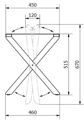 Suporte de Malas PREMIUM � Madeira Preta
