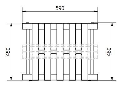Suporte de Malas PREMIUM � Madeira Preta