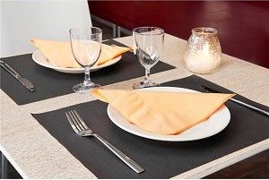 TOALHETES DE MESA 48 G/M2 31x43 CM PRETO CELULOSE 500 UNIDADES