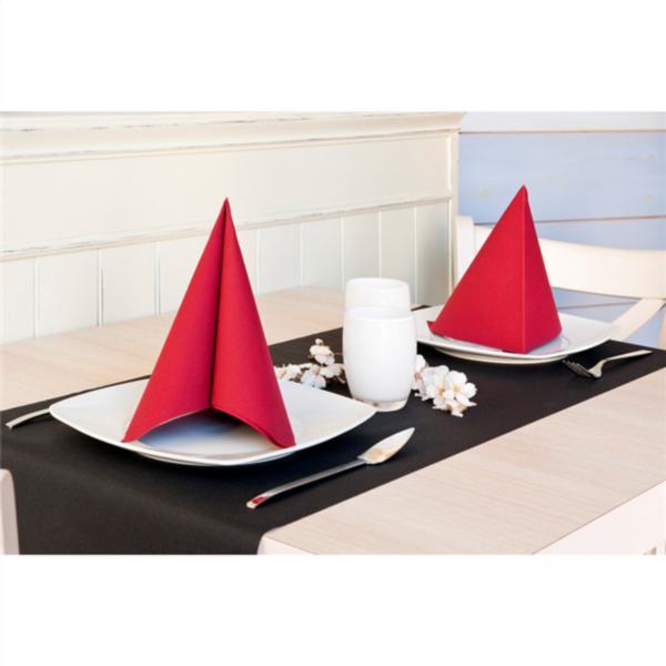 ROLO T�TE � T�TE PR�. 120CM (20 SER.) 55 G/M2 0,40x24 M PRETO AIRLAID (6 UNIDADE)