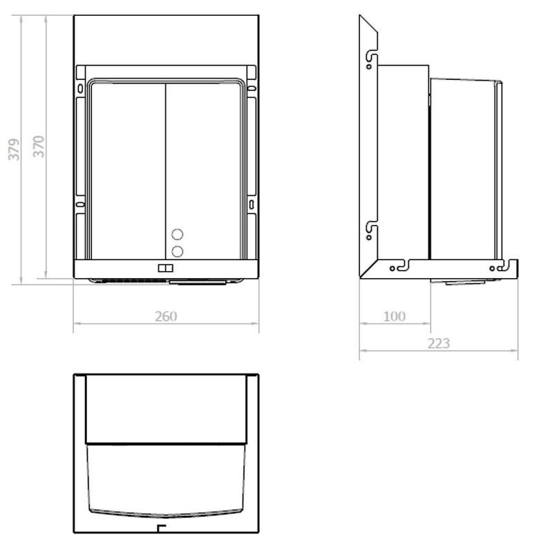 Artigo para o sistema multim�dulo MUMO equipado com secador de m�os Bigflow EVO