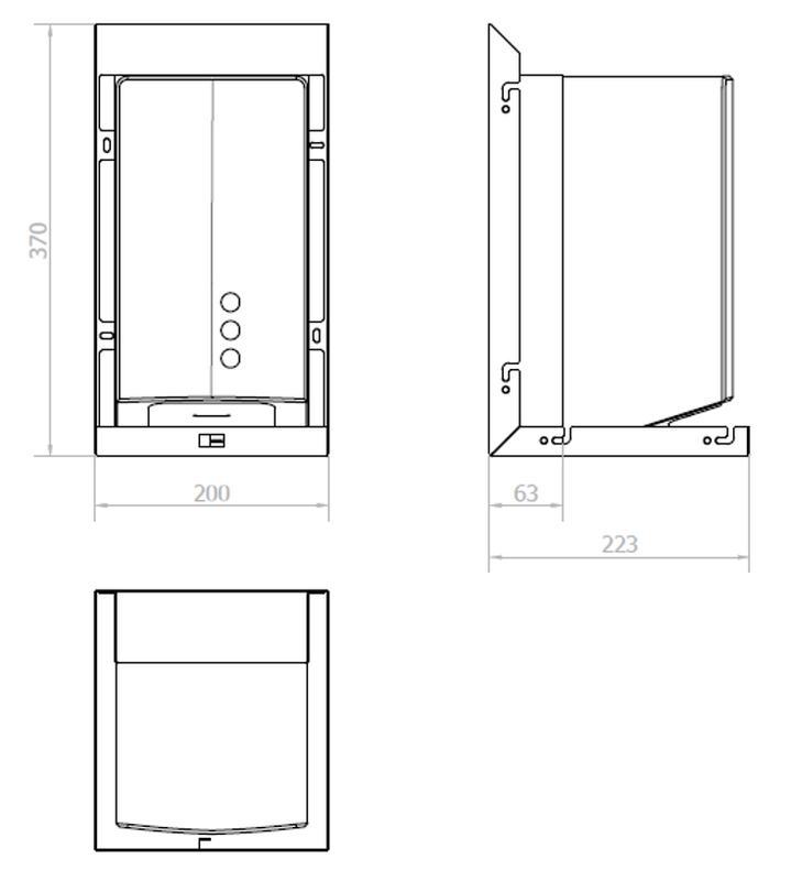 Artigo para o sistema multimodular MUMO equipado com o secador de m�os Fuga EVO