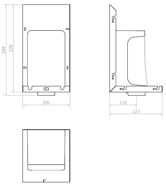 Artigo para o sistema multimodular MUMO equipado com secador de m�os Fusion