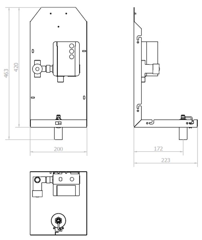 Artigo para o sistema multi-m�dulos MUMO equipado com v�lvula  de ativa��o do sensor laser