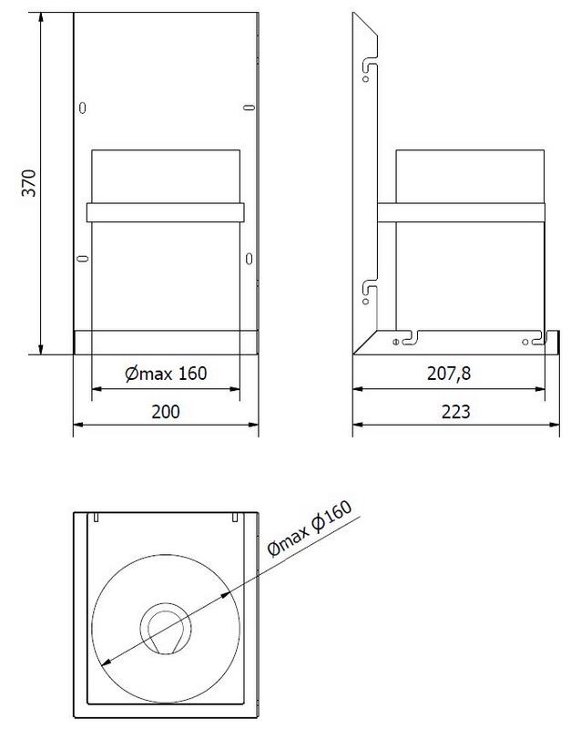 Artigo para o sistema multimodular MUMO, equipado com um dispensador manual de papel do tipo mecha/Chamin�/Espiral/