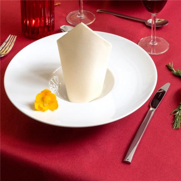 ROLO DE TOALHA DE MESA 55 G/M2 1,20x50 M ENCARNADO AIRLAID (1 UNIDADE)