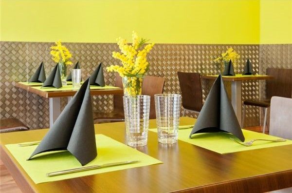 TOALHETE DE MESA SNACK SPUNDBOND LIMA LIMO 30x40cm 200 UNIDADES