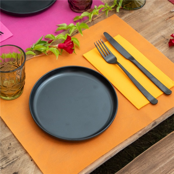 TOALHETE DE MESA SNACK SPUNDBOND LARANJA 30x40 cm 200 UNIDADES