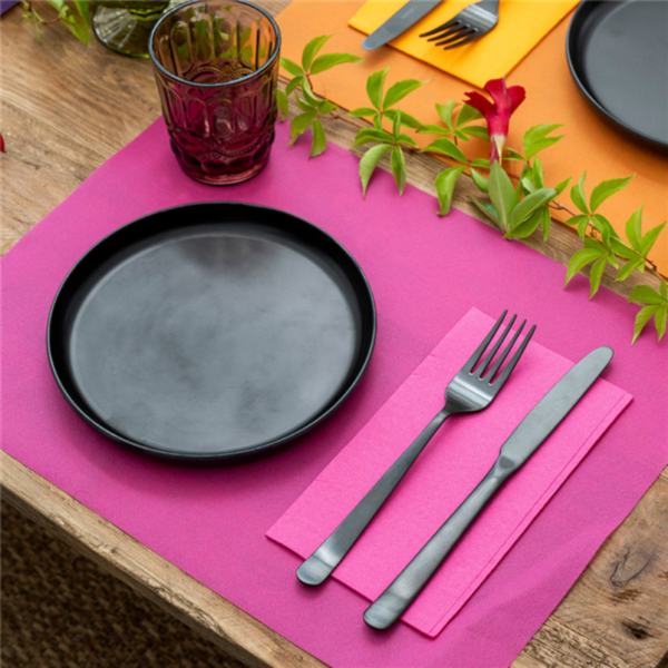 TOALHETE DE MESA SNACK SPUNDBOND FRAMBOESA 30x40 cm 200 UNIDADES