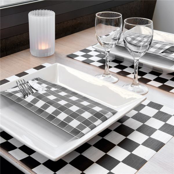 TOALHETES DE MESA FITIPALDI 48 G/M2 31x43 CM BRANCO CELULOSE 500 UNIDADES