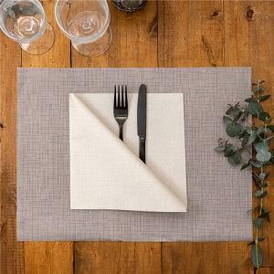 TOALHETES DE MESA DRY COTTON 55 G/M2 30x40 CM CHOCOLATE AIRLAID (800 UNIDADE)