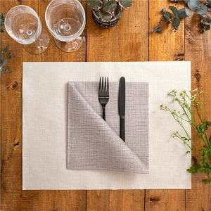 TOALHETES DE MESA DRY COTTON 55 G/M2 30x40 CM MARFIM AIRLAID (800 UNIDADE)