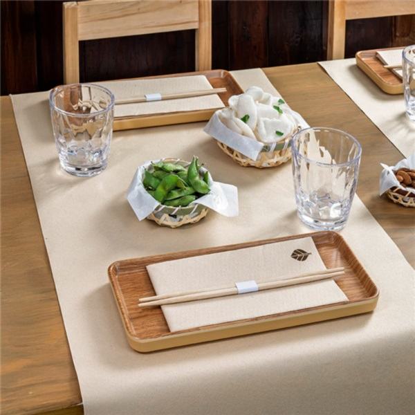 ROLO T�TE � T�TE PR�. 120CM (20 SER.) 55 G/M2 0,40x24 M NATURAL AIRLAID (6 UNIDADE)