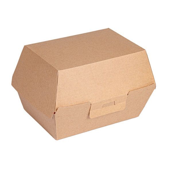 Caixa LUNCH BOX THEPACK 275G/M2 22x13,5x9 CM Natural  Cart�o Ondulado Nano-Micro 50 Unidades
