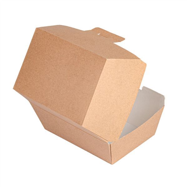 Caixa LUNCH BOX THEPACK 275G/M2 22x13,5x9 CM Natural  Cart�o Ondulado Nano-Micro 50 Unidades