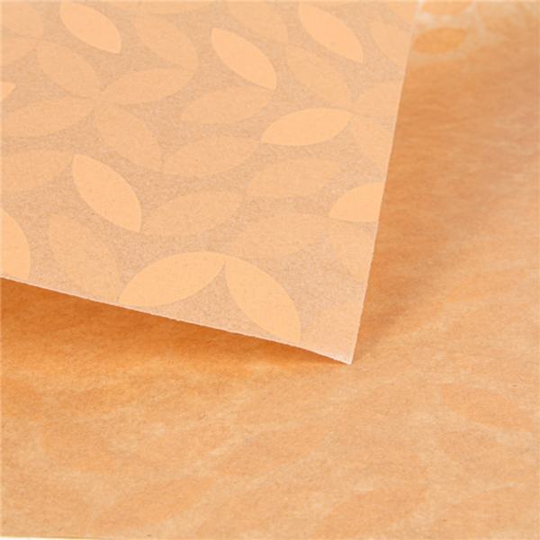 PAPEL ANTI-GORDURA BASKET PFAS FREE 'LEAF' 38 G/M2 31x31 CM NATURAL PERG.ANTI-GORDURA (1000 UNIDADES)