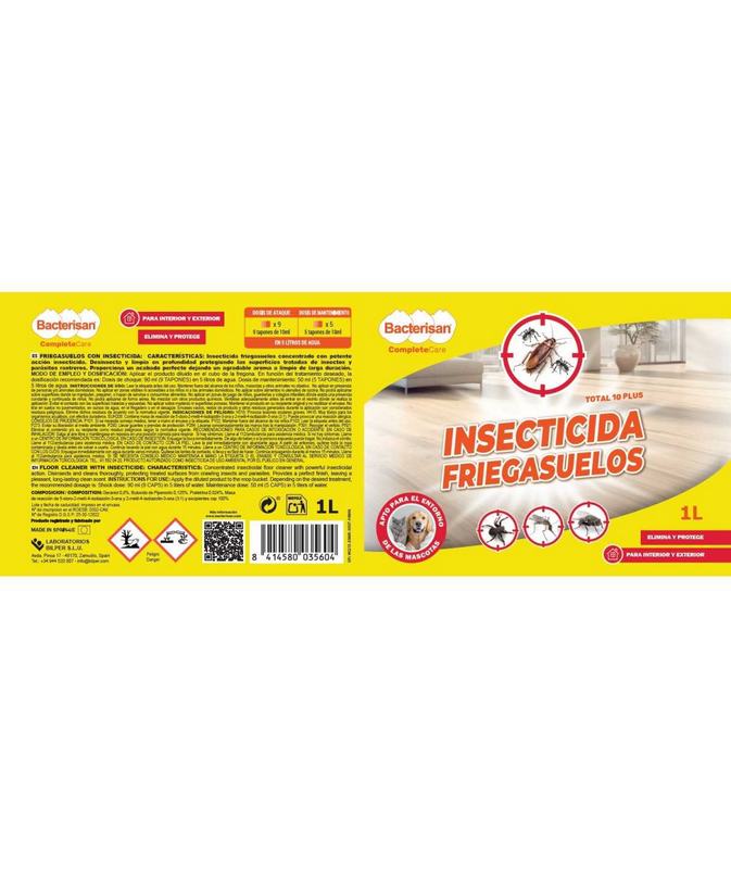 Inseticida para limpeza de Pisos / pavimentos - 1 L