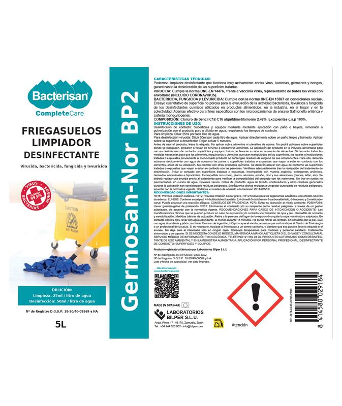 Germosan Nor BP2 Caixa 2 X 5Lt