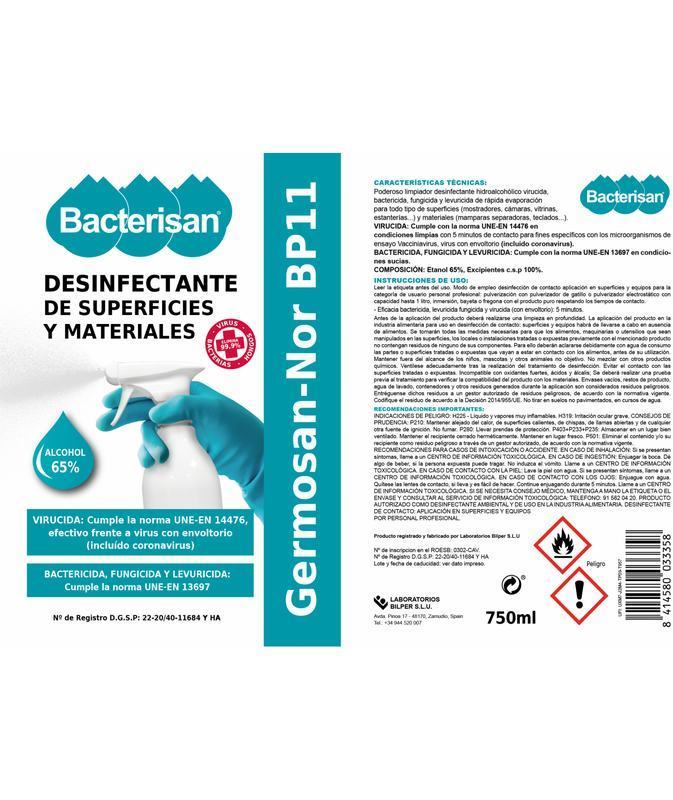 Germosan NOR BP11 750ml Caixa 15 Unidades
