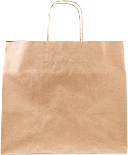 SACOS P/ CAIXAS PIZZA 110 G/M2 36+31x36 CM NATURAL KRAFT  (125 UNID.)