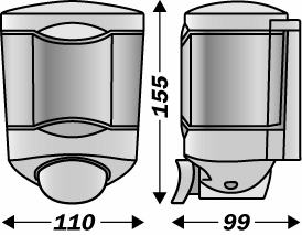 Dispensador de gel de limpeza para sanitas Cleanseat