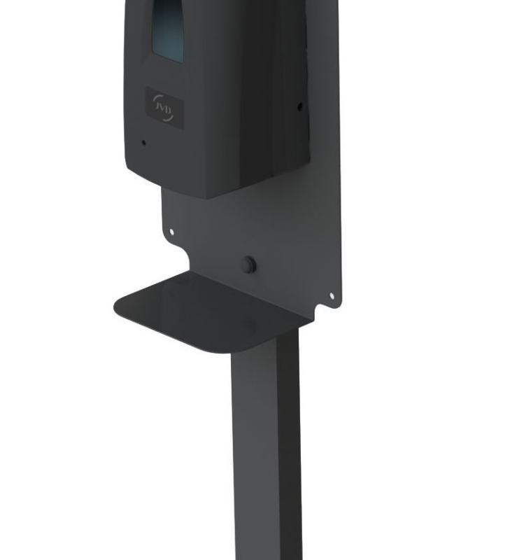 Esta��o de desinfe��o das m�os Doseador Automatico Preto