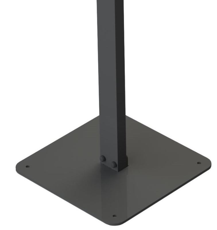 Esta��o de desinfe��o das m�os Doseador Automatico Preto
