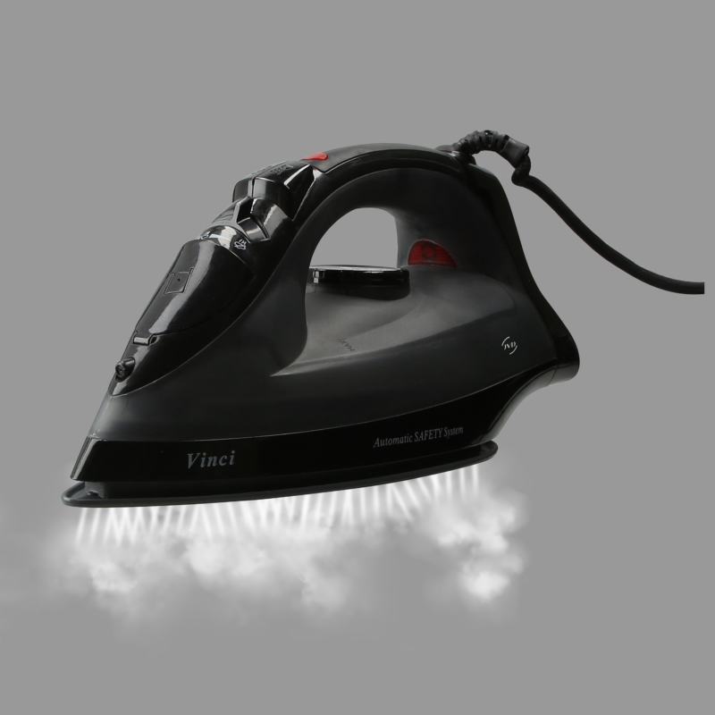 Ferro a vapor Vinci preto