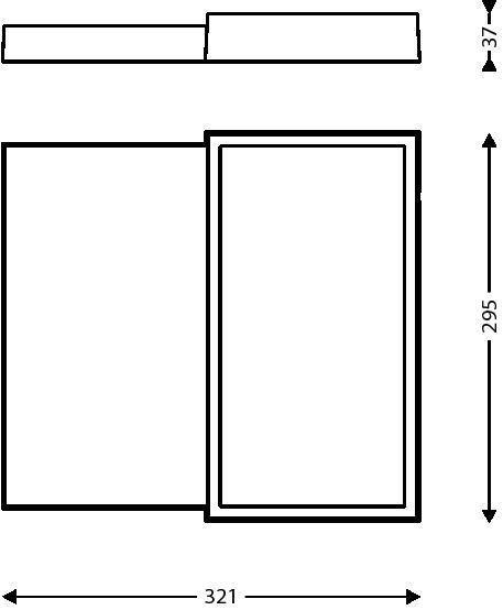 Bandeja / Tabuleiro Orchestro branca