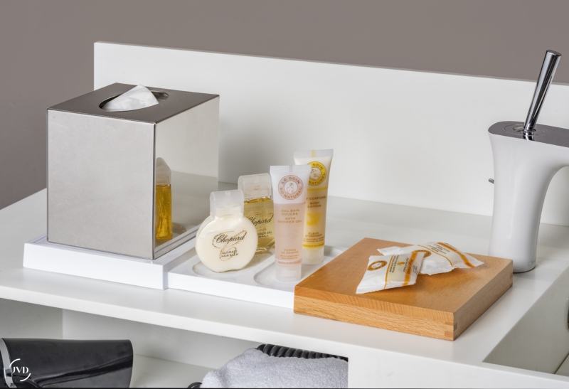 Segunda Bandeja / Tabuleiro Orchestro para casa de banho, branca