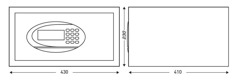 Cofre / Caixa Forte Hotel GUARDIAN