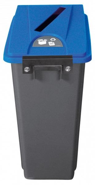 Tampa azul para contentor de 60/80 L