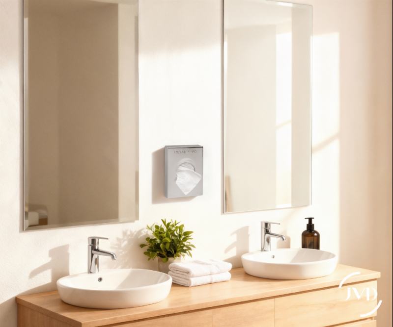 Dispensador de sacos higi�nicos ABS - Cromado SANIBOX
