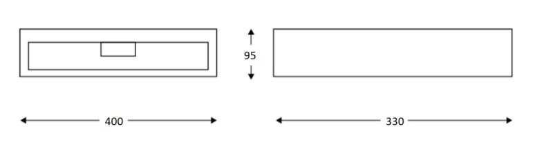 Bandeja /Tabuleiro grande com gaveta Charme