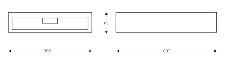 Bandeja / Tabuleiro CHARME com gaveta 