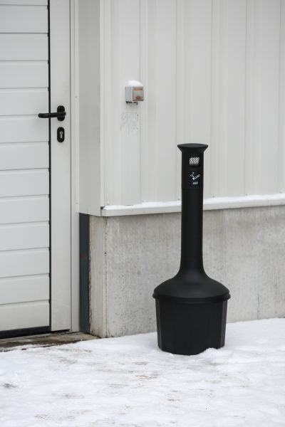 Cinzeiro de pl�stico com suporte de 10 L