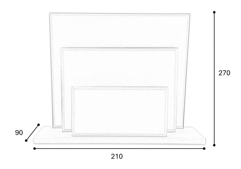 Porta-folhetos Adesign Grandeur