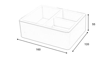 Bandeja para joias Adesign Tangerine