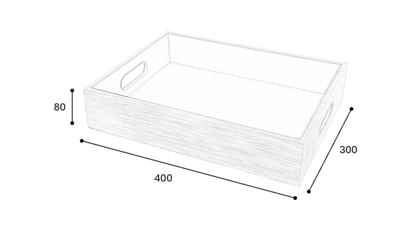 Bandeja com al�as Adesign Tribe